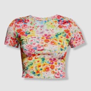 Floral Multicolor Women's Top